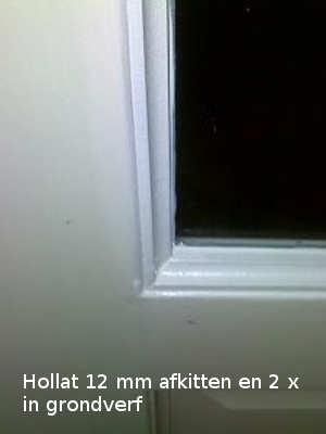 hollat afkitten grondverf